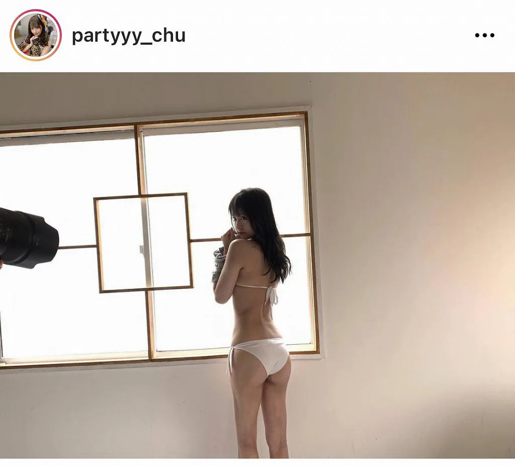 ※画像は清水里香(partyyy_chu)公式Instagramのスクリーンショット