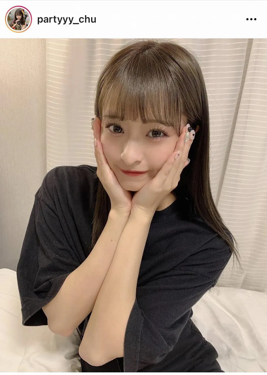 ※画像は清水里香(partyyy_chu)公式Instagramのスクリーンショット