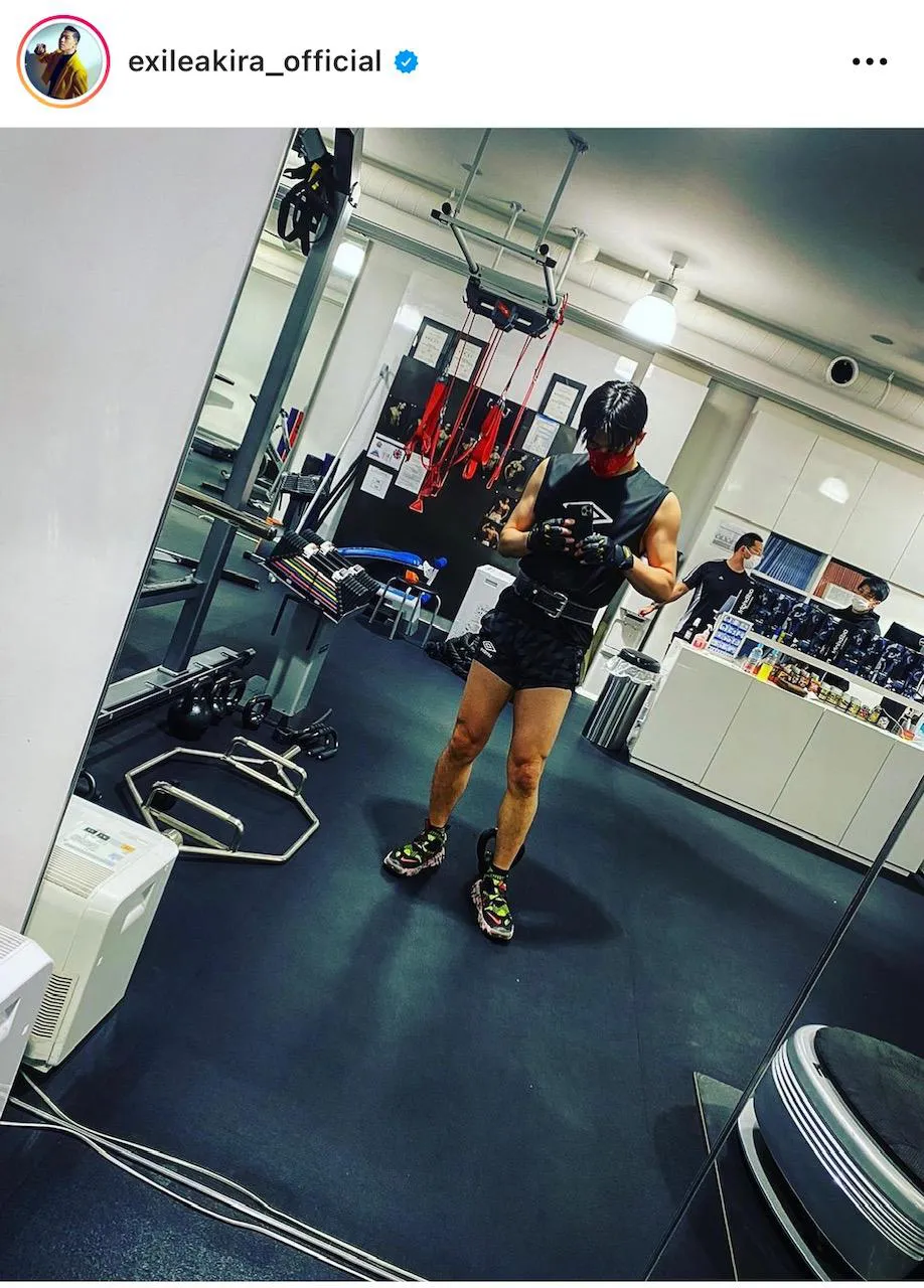 ※EXILE AKIRA公式Instagram(exileakira_official)のスクリーンショット