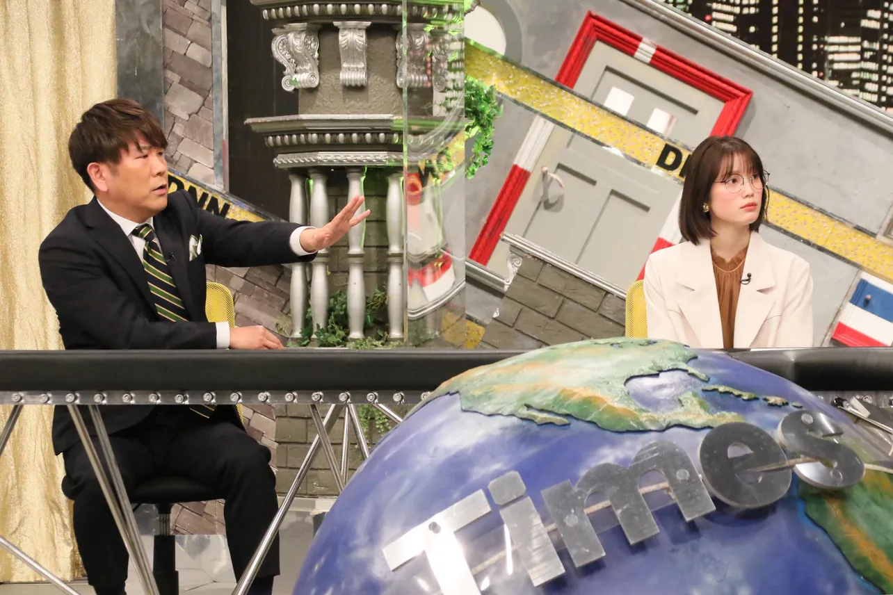 4月23日(金)放送の「全力！脱力タイムズ」に中村ゆりかと藤本敏史(FUJIWARA)が登場
