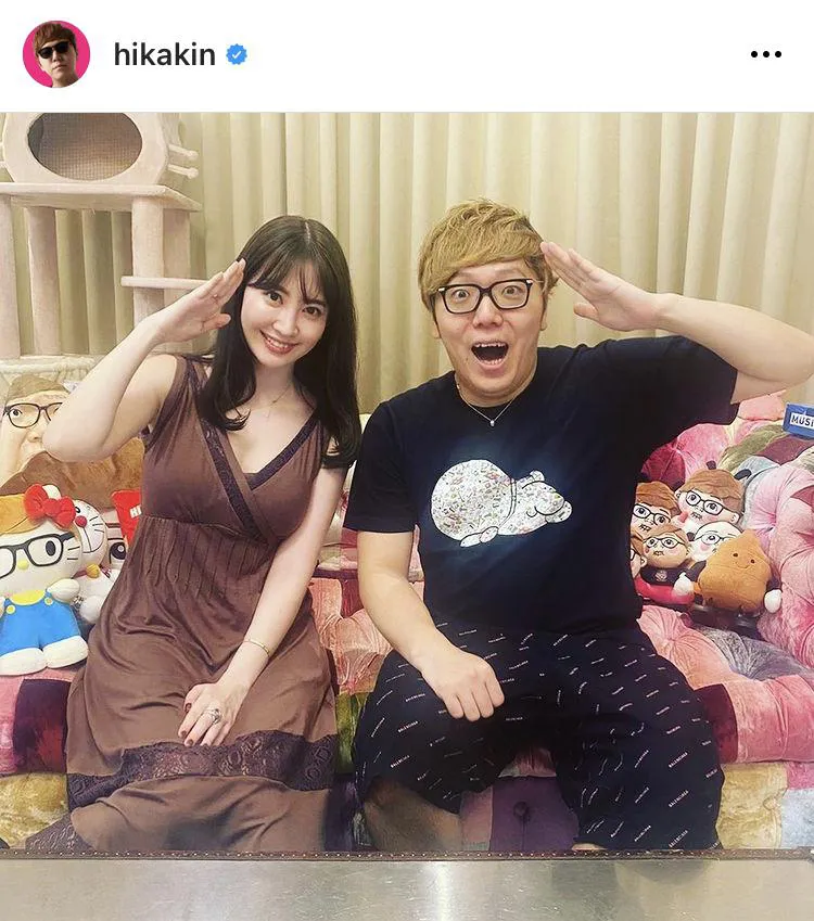 ※画像はHIKAKIN公式Instagram(hikakin)より