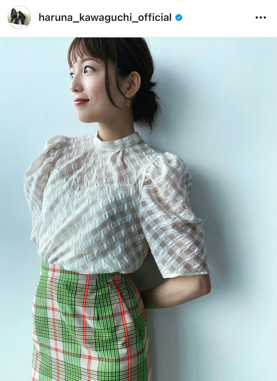 ※画像は川口春奈(haruna_kawaguchi_official)オフィシャルInstagramのスクリーンショット