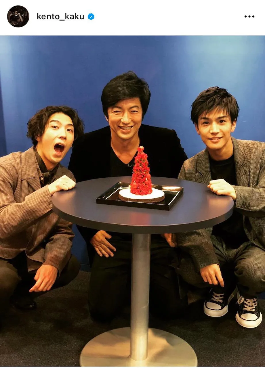 ※賀来賢人公式Instagram(kento_kaku)のスクリーンショット