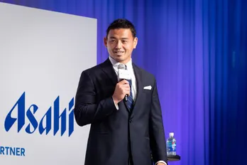 五郎丸歩、「ラグビーワールドカップ2023フランス大会」では『アサヒスーパードライを片手に一緒に盛り上がりたい!』