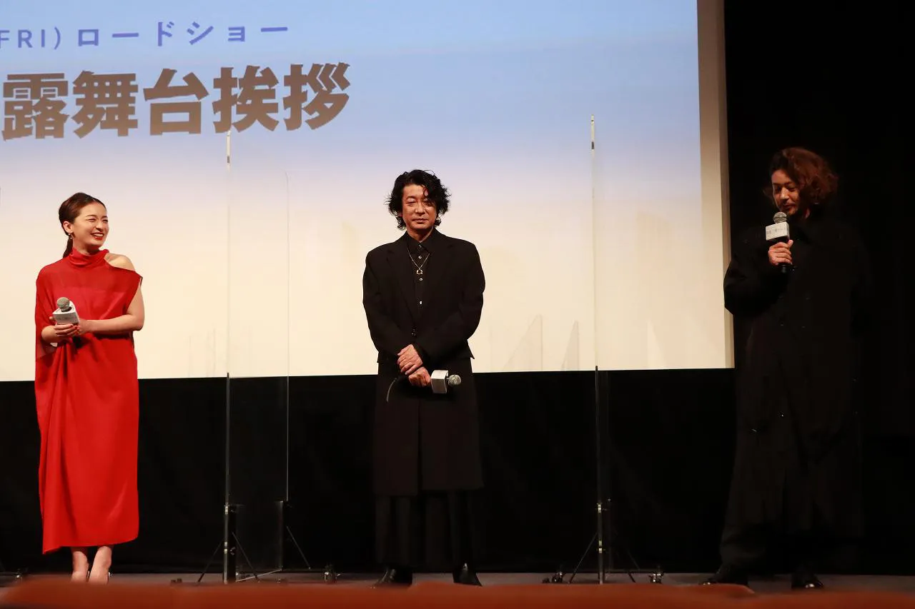 映画「茜色に焼かれる」完成報告会より