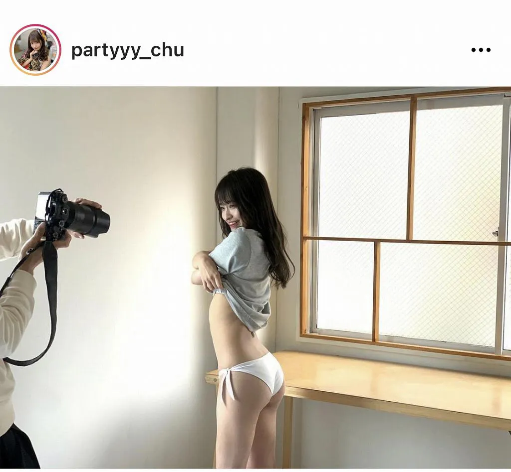 ※画像は清水里香(partyyy_chu)公式Instagramのスクリーンショット