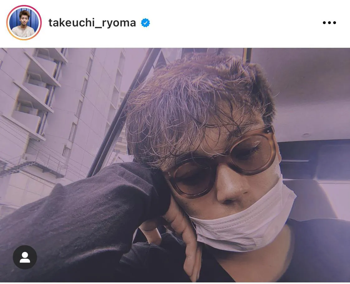 ※竹内涼真公式Instagram(takeuchi_ryoma)のスクリーンショット