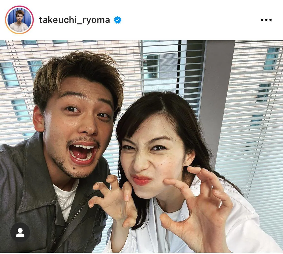 ※竹内涼真公式Instagram(takeuchi_ryoma)のスクリーンショット