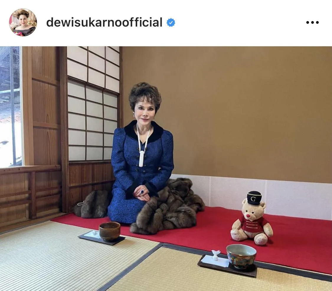 ※デヴィ夫人オフィシャルInstagram(dewisukarnoofficial)より