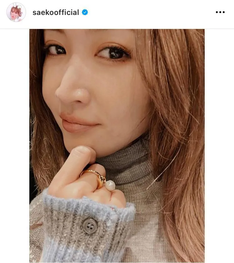 ※画像は紗栄子(saekoofficial)公式Instagramのスクリーンショットです