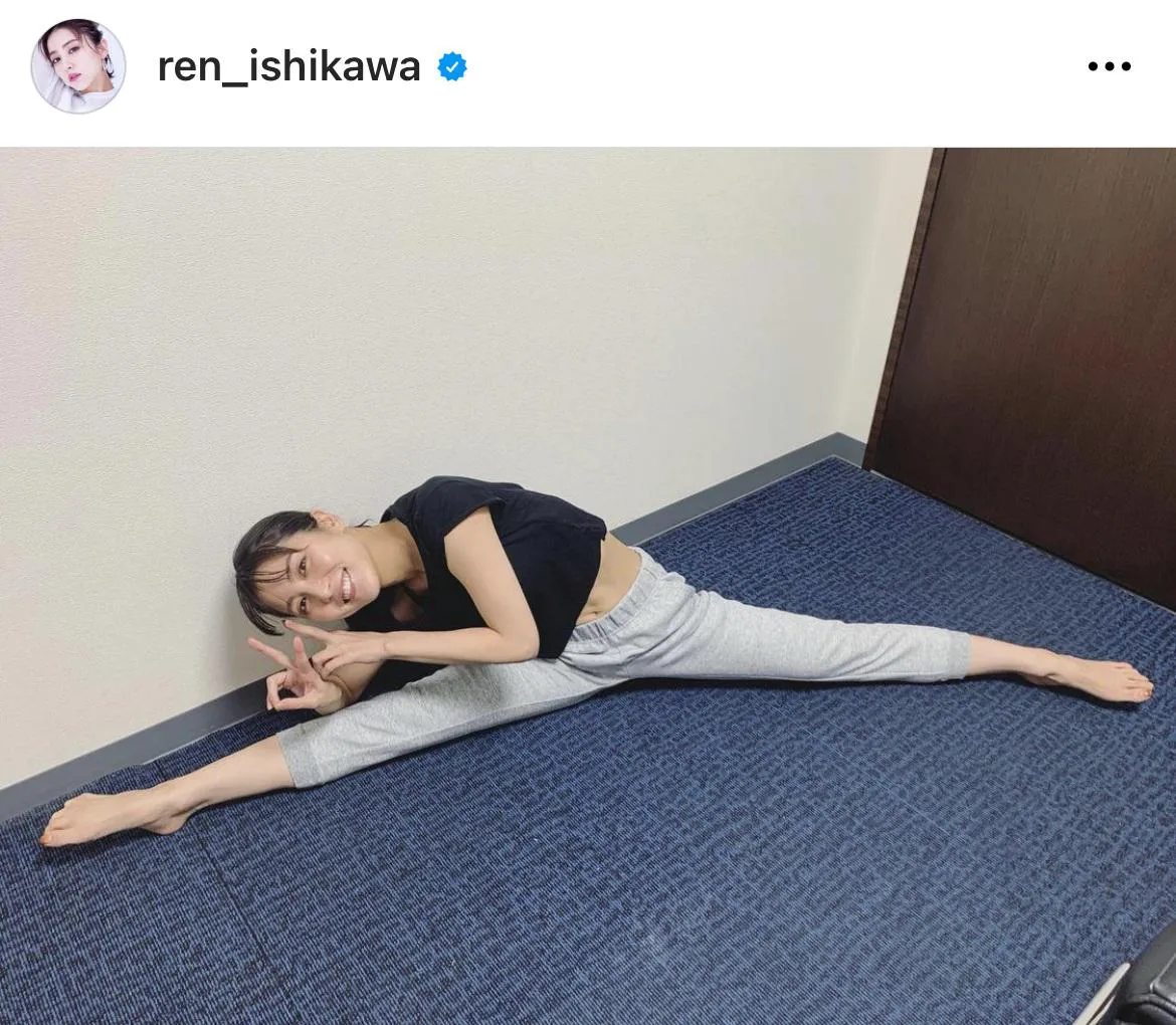 ※石川恋公式Instagram(ren_ishikawa)のスクリーンショット
