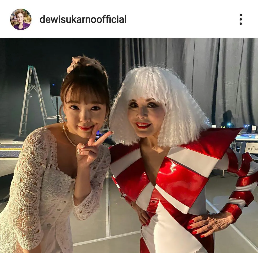 ※デヴィ夫人オフィシャルInstagram(dewisukarnoofficial)より