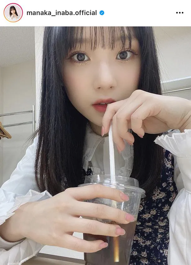 ※画像は、稲場愛香(manaka_inaba.official)オフィシャルInstagramのスクリーンショット