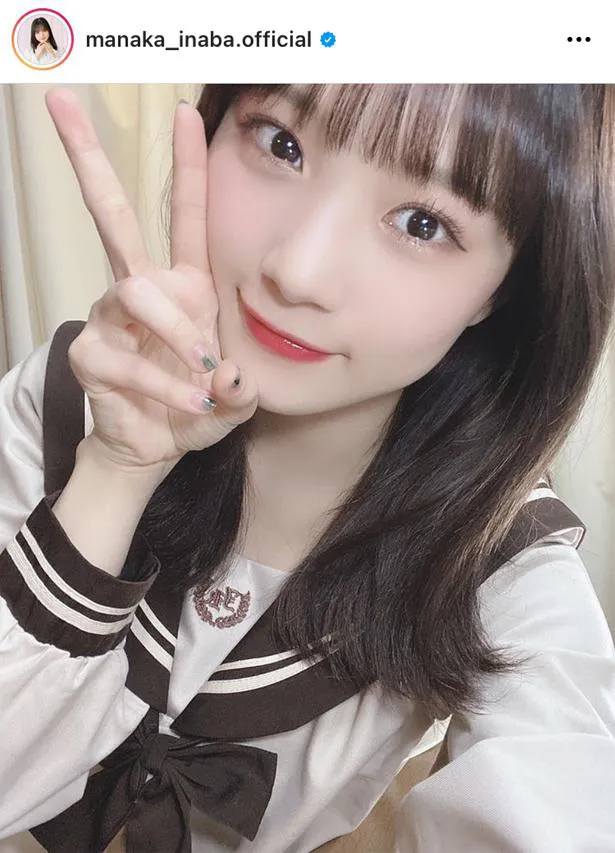 ※画像は、稲場愛香(manaka_inaba.official)オフィシャルInstagramのスクリーンショット