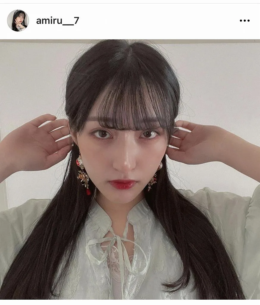 ※画像は山崎亜美瑠(amiru__7)オフィシャルInstagramのスクリーンショット