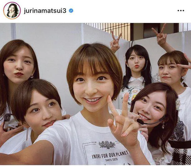 ※松井珠理奈公式Instagram(jurinamatsui3)のスクリーンショット