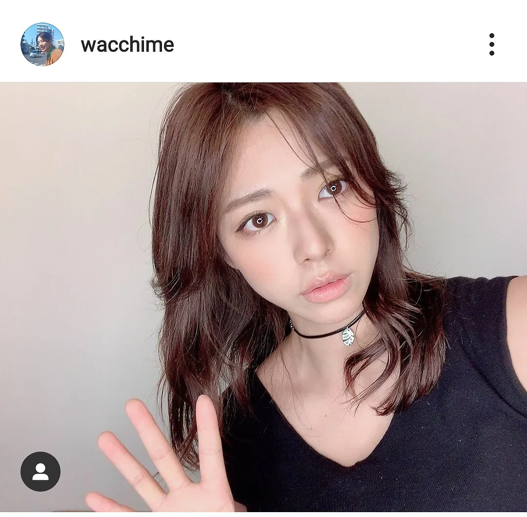 ※画像はわちみなみ(wacchime)公式Instagramのスクリーンショット