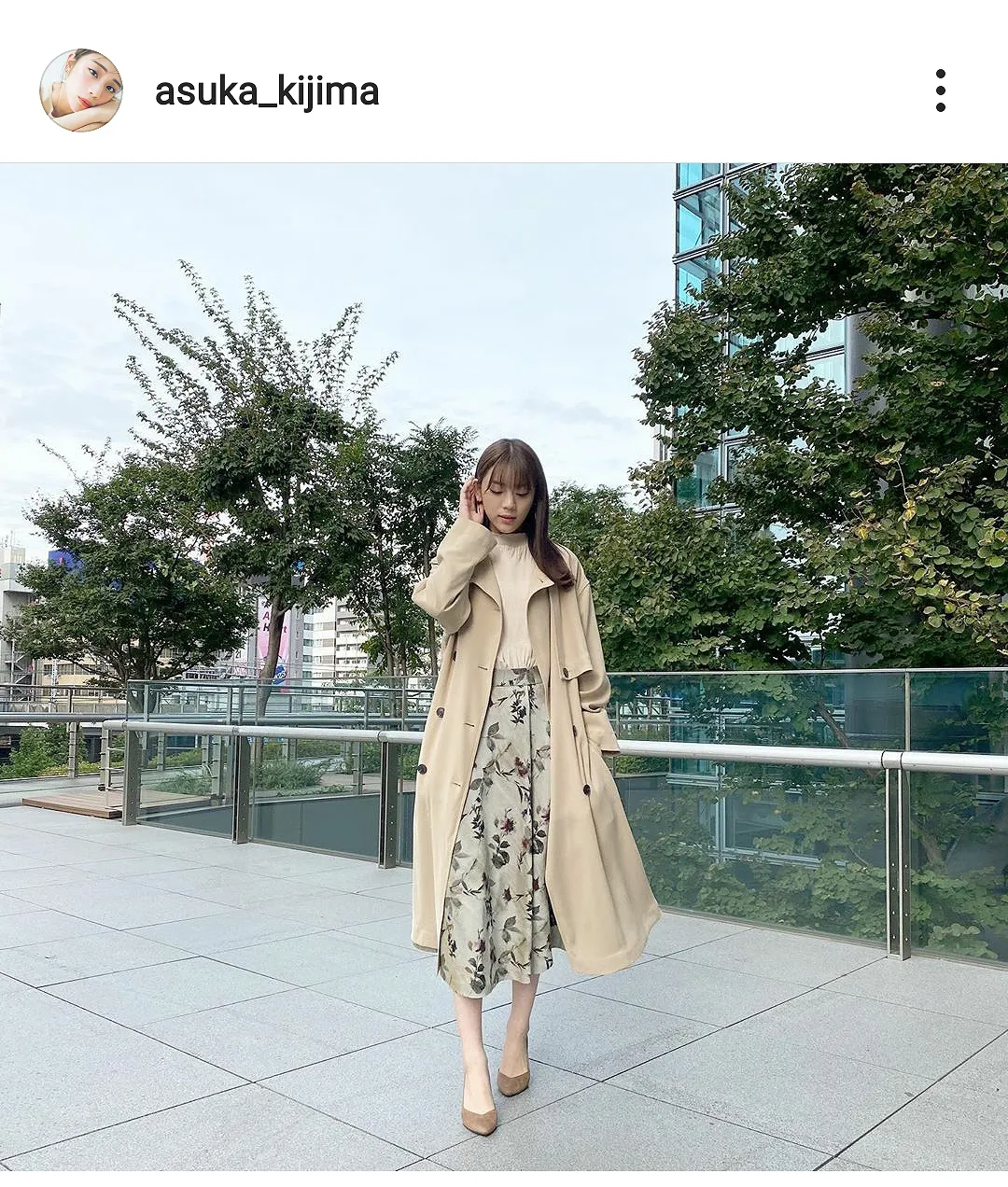 ※画像は貴島明日香(asuka_kijima)公式Instagramのスクリーンショット