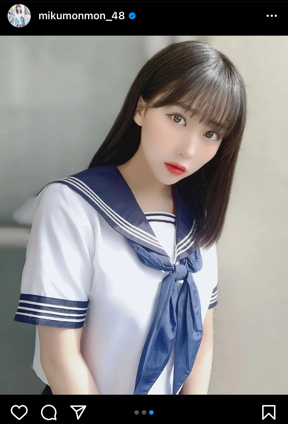 画像・写真 HKT48田中美久“すっかり大人”なタイトニット姿にファン歓喜