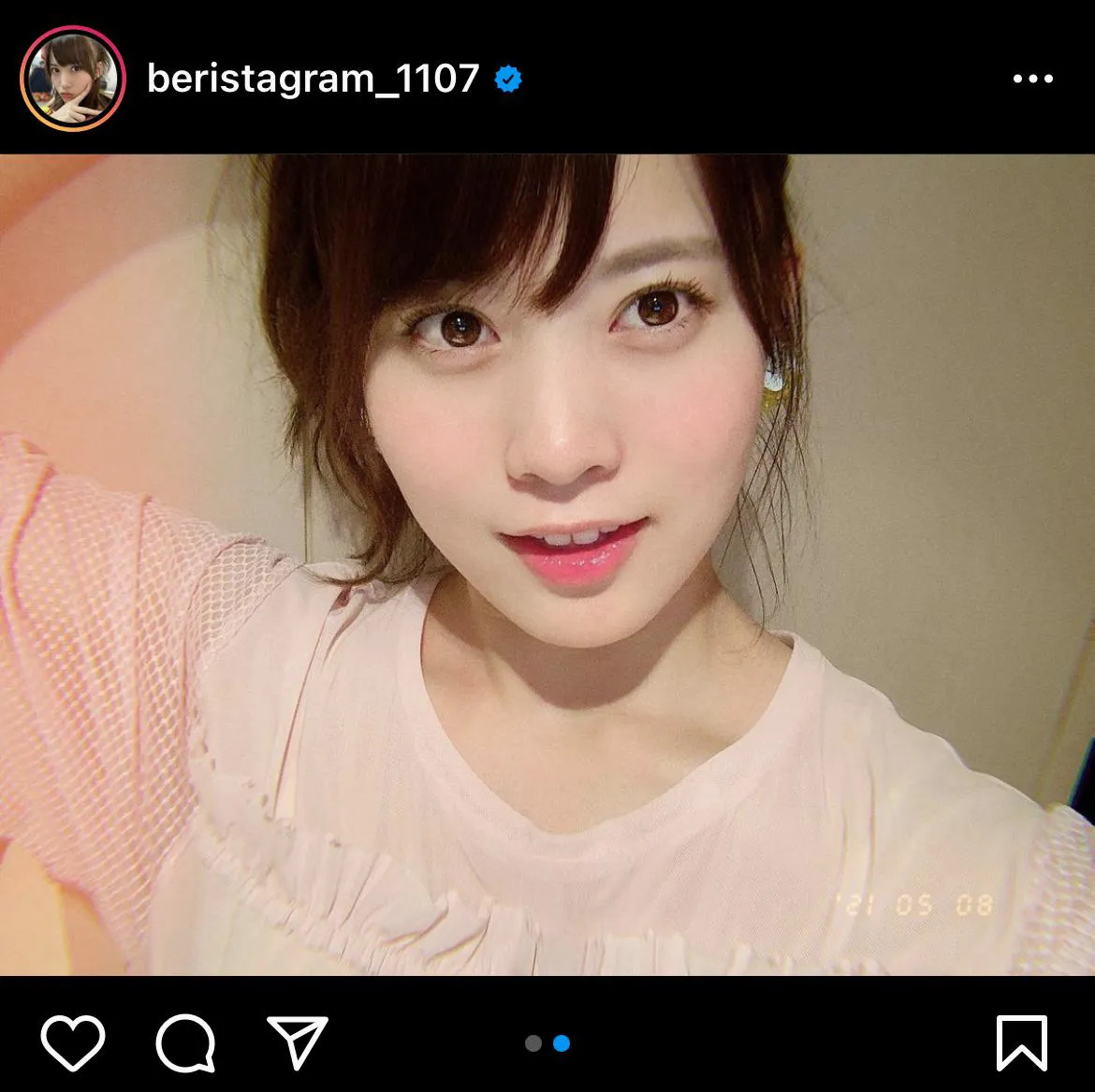 ※画像は岡部麟(beristagram_1107)公式Instagramのスクリーンショット