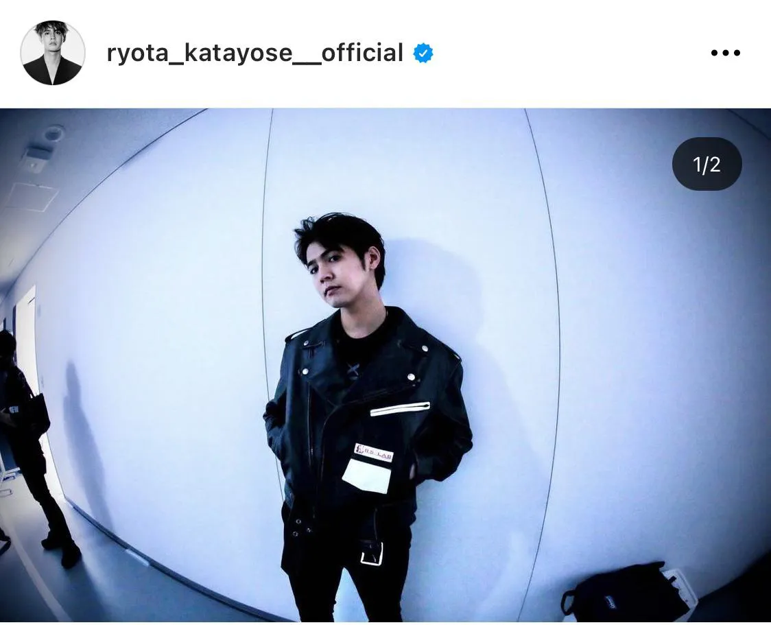 ※片寄涼太公式Instagram(ryota_katayose__official)のスクリーンショット