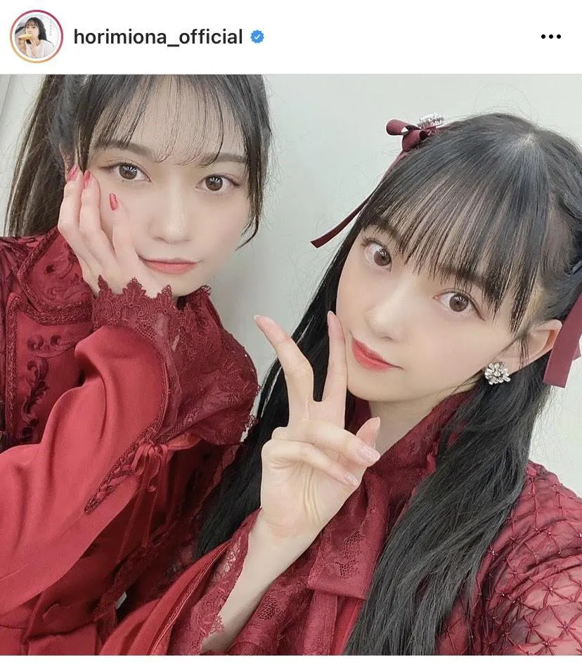 ※堀未央奈オフィシャルInstagram(horimiona_official)より