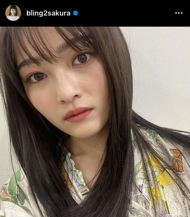 ※井上咲楽オフィシャルInstagram(bling2sakura)より