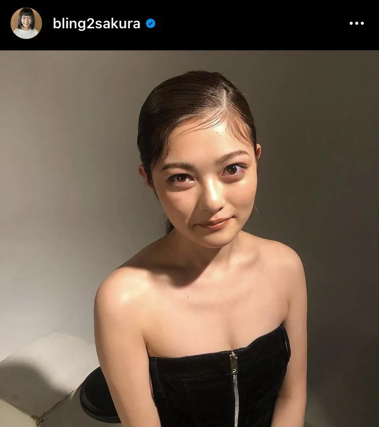 ※井上咲楽オフィシャルInstagram(bling2sakura)より