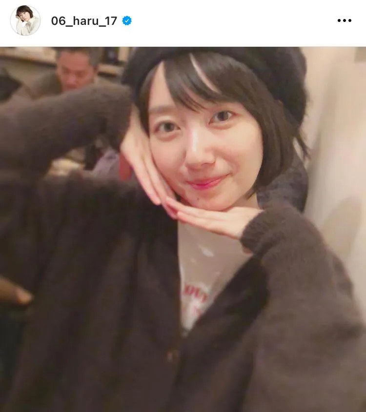 ※波瑠公式Instagram(06_haru_17)のスクリーンショット