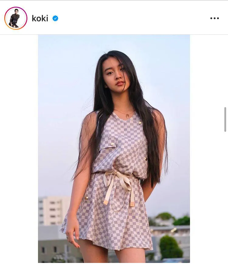 ※Koki,公式Instagram(koki)のスクリーンショット