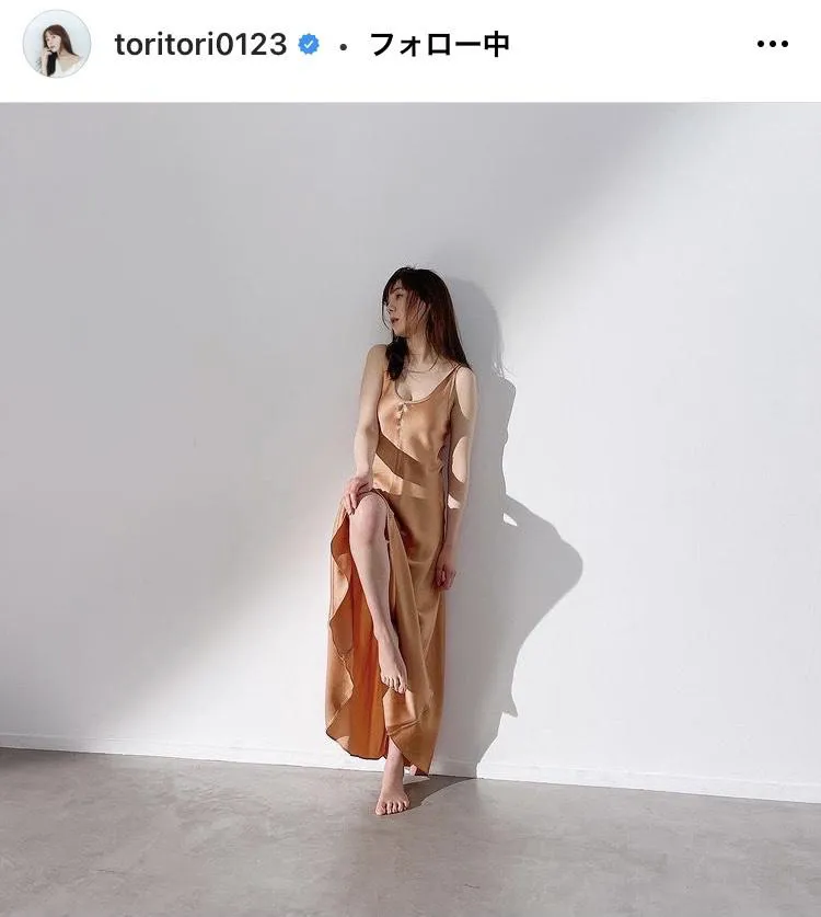 ※トリンドル玲奈オフィシャルInstagram(toritori0123)のスクリーンショット