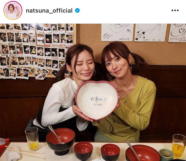 ※画像は夏菜(natsuna_official)公式Instagramのスクリーンショット