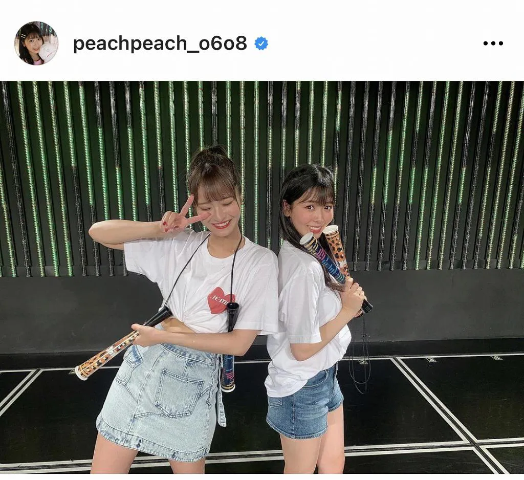 ※画像は安田桃寧(peachpeach_o6o8)オフィシャルInstagramのスクリーンショット