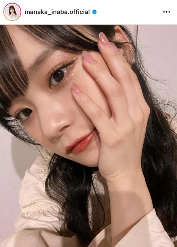 ※画像は、稲場愛香(manaka_inaba.official)オフィシャルInstagramのスクリーンショット