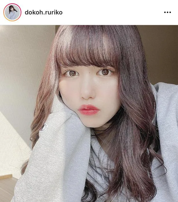 ※画像は、土光瑠璃子(dokoh.ruriko)オフィシャルInstagramのスクリーンショット