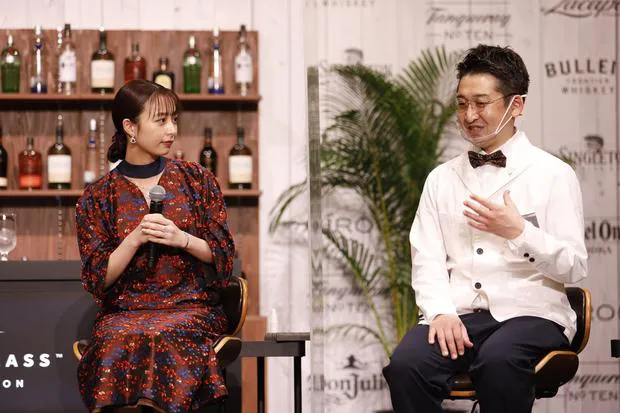 宇垣美里が「DIAGEO WORLD CLASS 2021 JAPAN FINAL」アフターファイナルに登壇