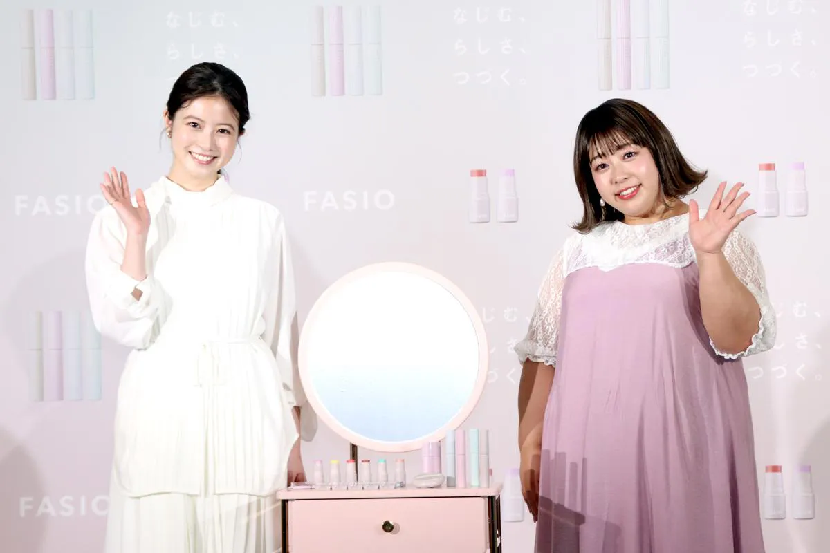 今田美桜と餅田コシヒカリが「ファシオ 新イメージキャラクター就任イベント」に登壇