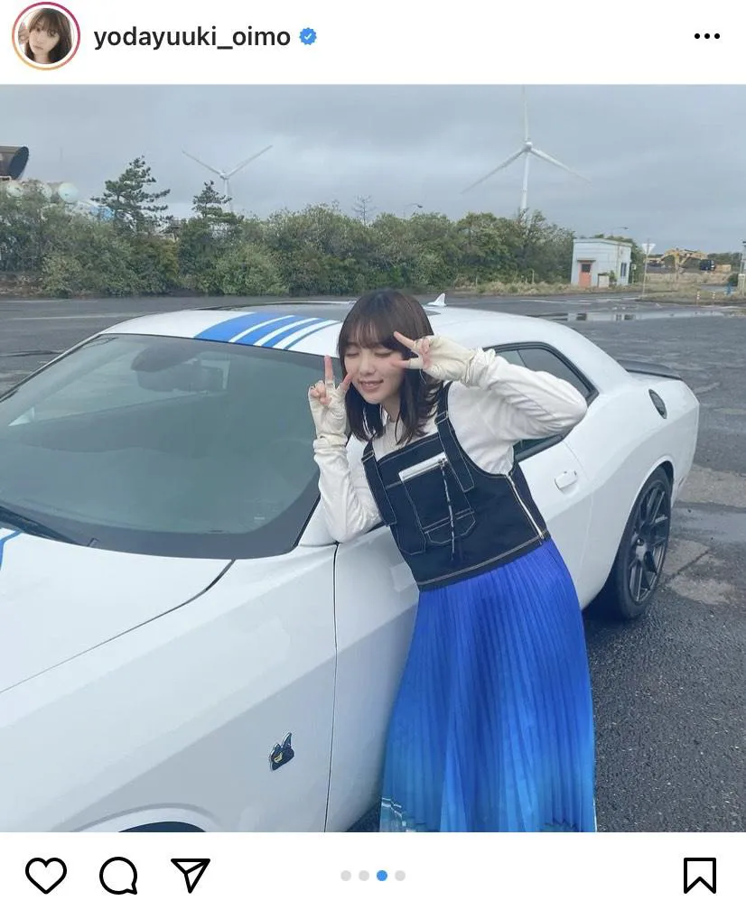 与田祐希、新曲MVで乗車したレーシングカー