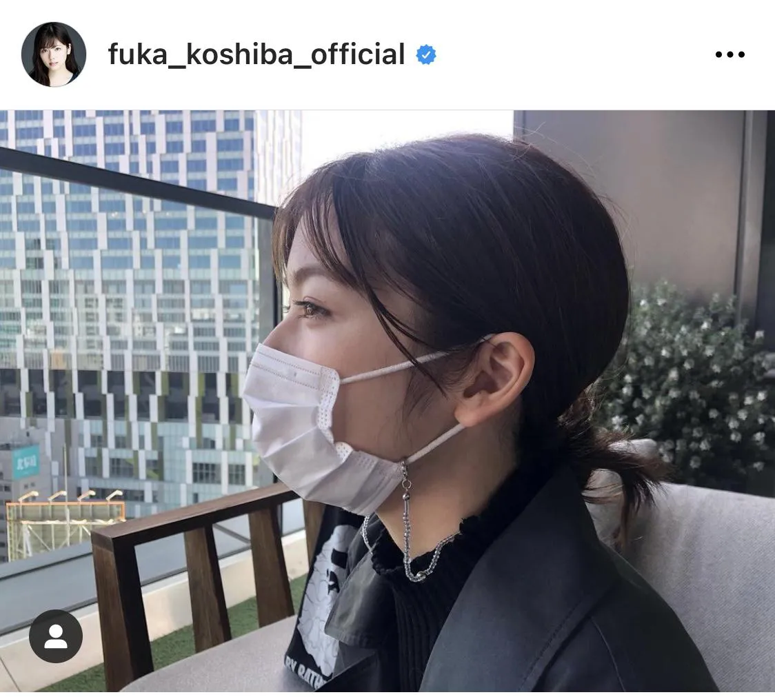 ※小芝風花公式Instagram(fuka_koshiba_official)のスクリーンショット