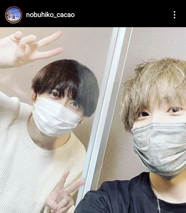 ※岡本信彦公式Instagram(nobuhiko_cacao)のスクリーンショット