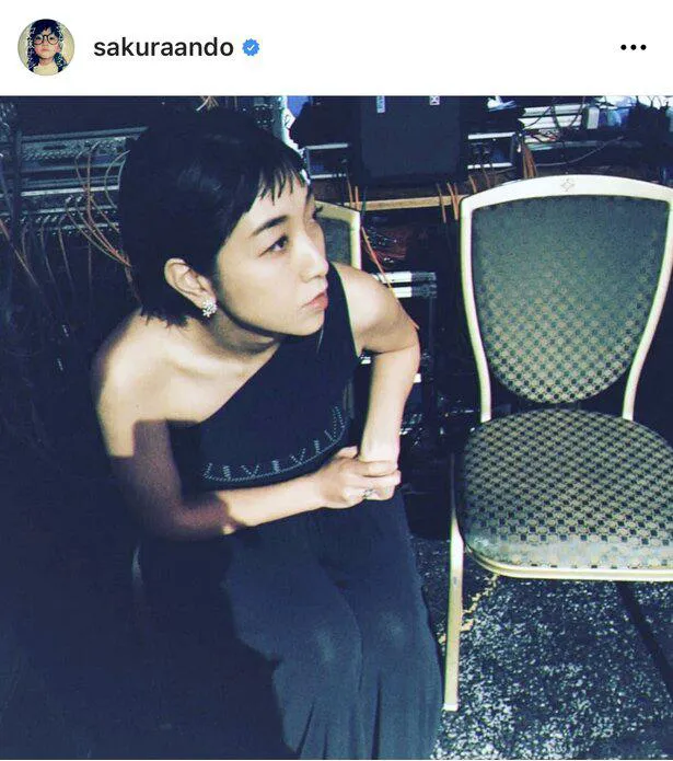 ※安藤サクラ公式Instagram(sakuraando)のスクリーンショット