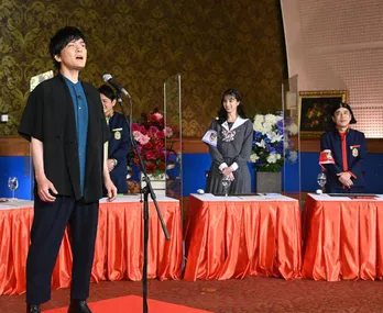 森山直太朗、注意が飛び出す中ゴチメンバーが混乱してしまうほどの“替え歌”を披露「常識の範囲で」<ぐるナイ>