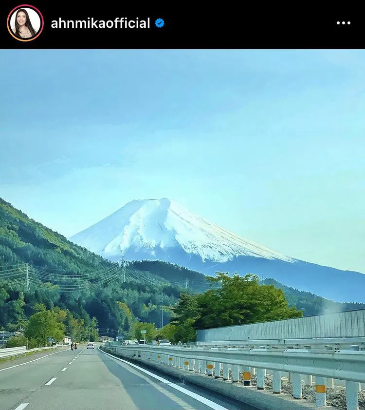 アンミカが撮影した壮大な雰囲気の絶景富士山