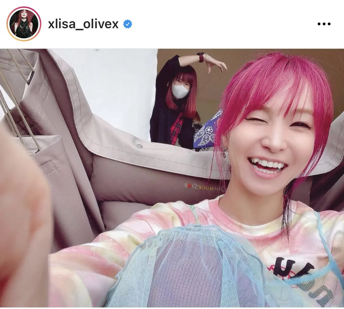 ※LiSA公式Instagram(xlisa_olivex)のスクリーンショット