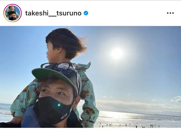 ※画像はつるの剛士公式Instagram(takeshi__tsuruno)のスクリーンショット