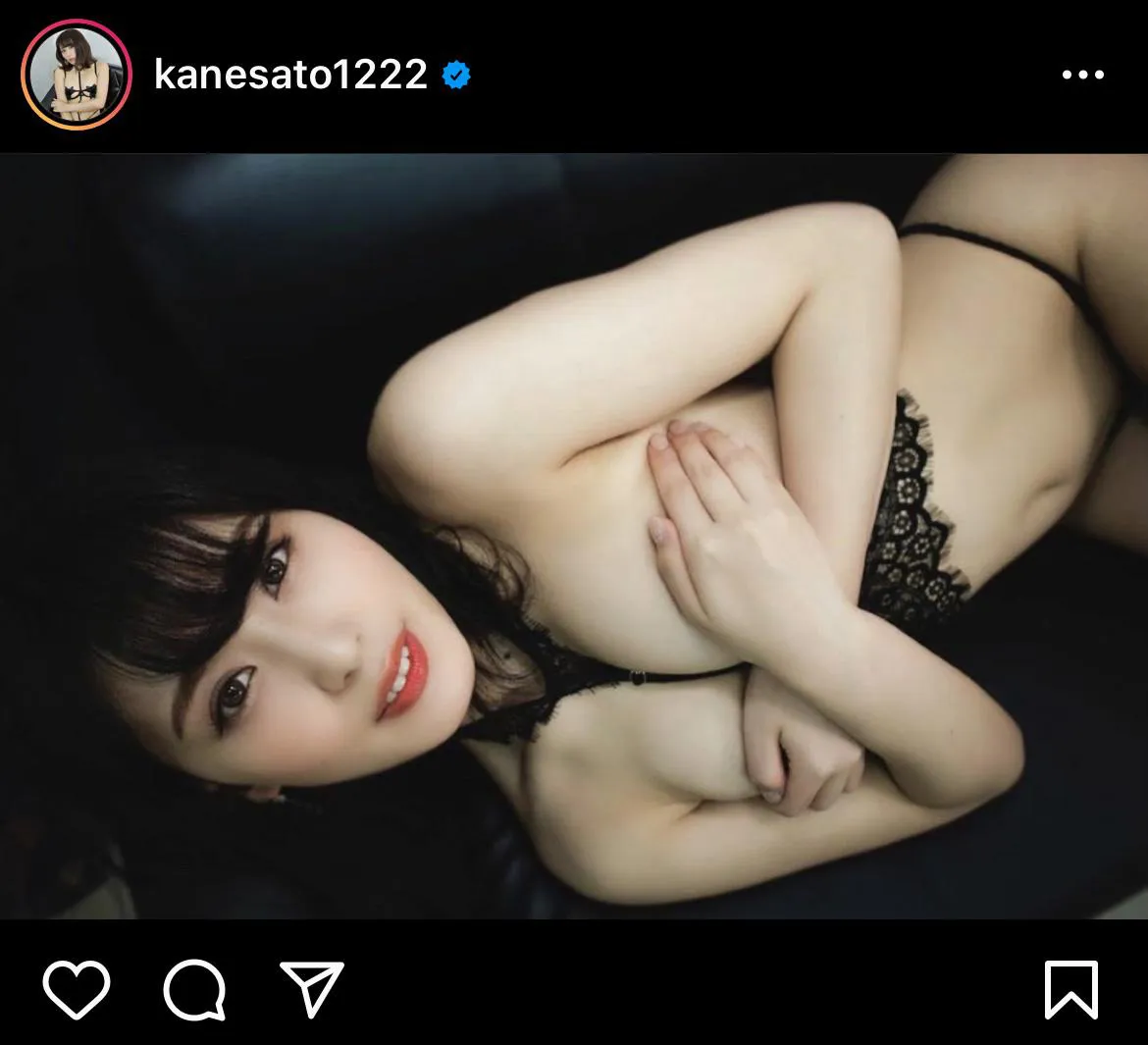 ※画像は金子智美(kanesato1222)公式Instagramのスクリーンショット