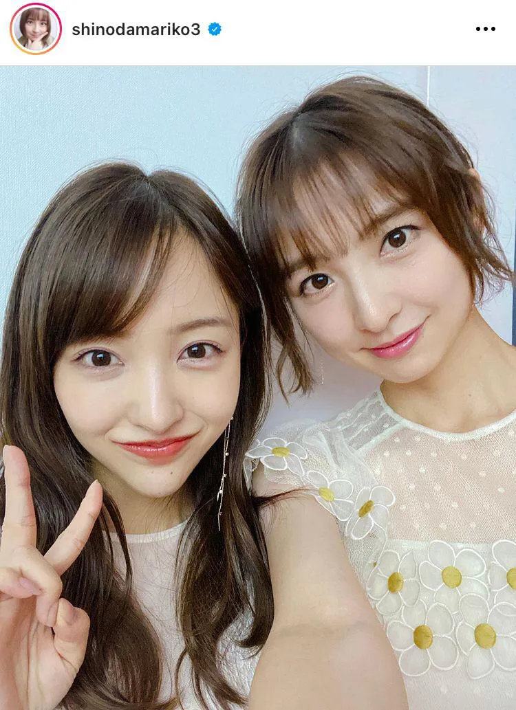 ※篠田麻里子公式Instagram(shinodamariko3)より