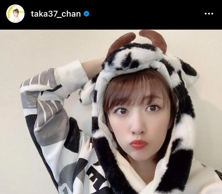 ※高橋みなみ公式Instagram(taka37_chan)より