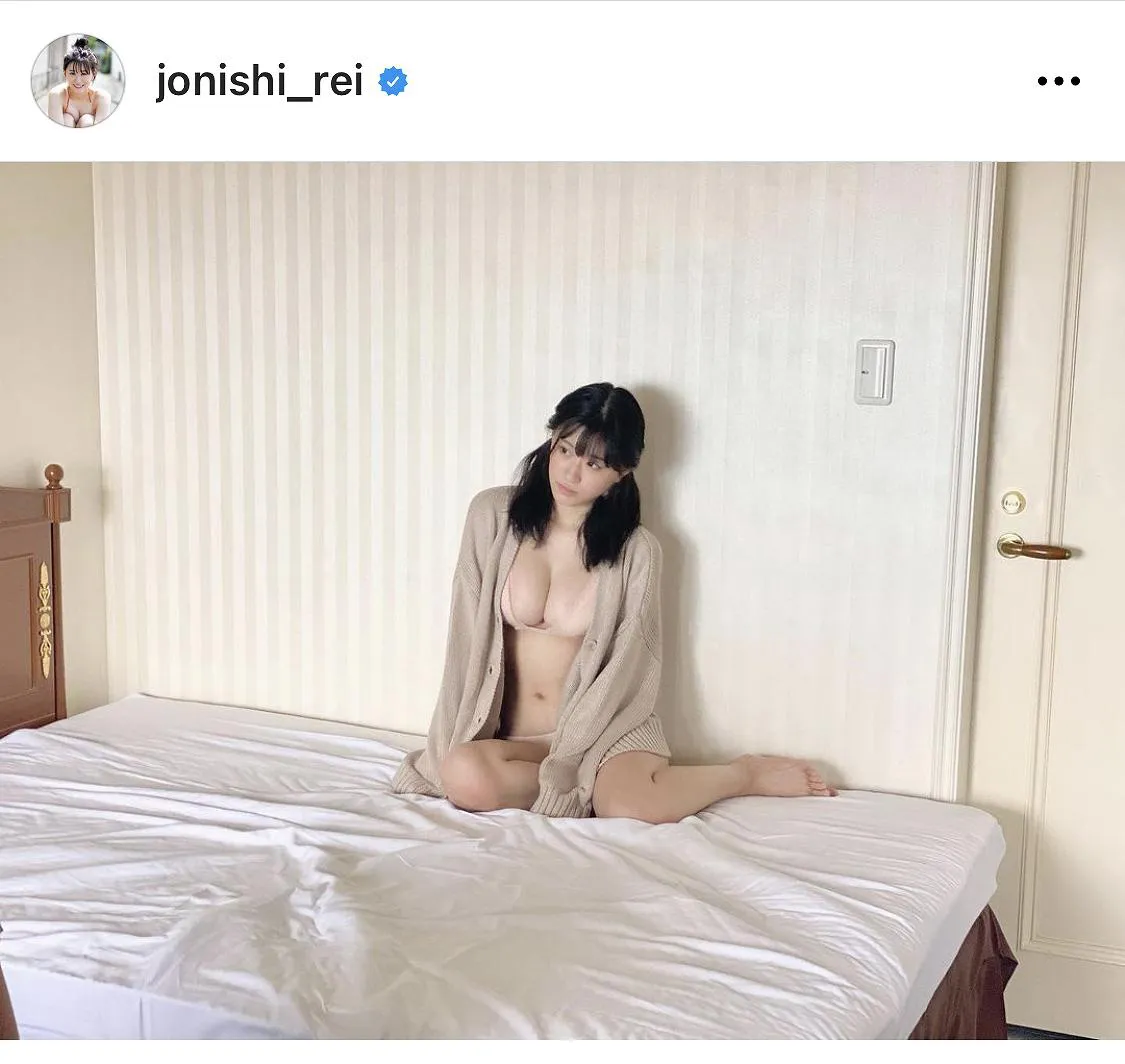 ※画像は上西怜(jonishi_rei)公式Instagramのスクリーンショット