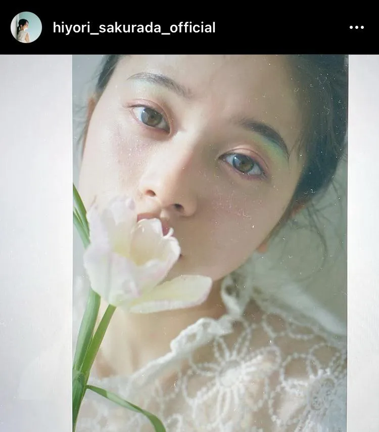 桜田ひより、透明感あふれるドアップSHOT